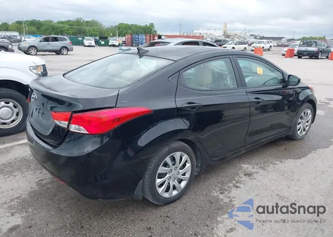 2012 Hyundai Elantra Gls from USA, damaged, VIN 5NPDH4AE4CH139907